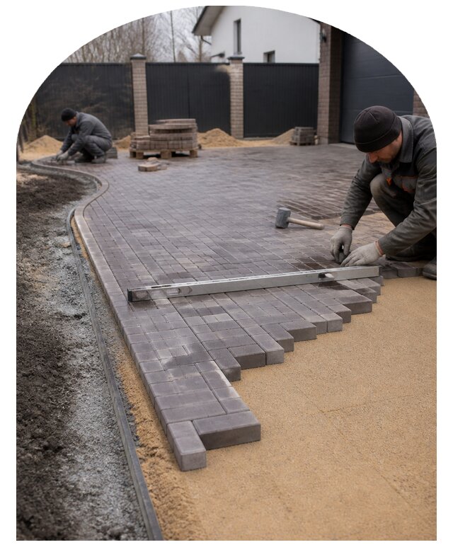 Укладка полимерпесчаной плитки в Саратове по цене от 1228 р. | Метпроект-Срт
